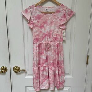 Epic threads pink tie dye print hanging dress
